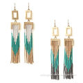 Drop Earrings with Fashionable Jewelry Design, Drop Chain Earrings